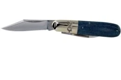 Rough Ryder Barlow Denim RR2191 Carbon Slipjoint Pocket Knife -Knife Haven Sales RY2191 03 rough ryder