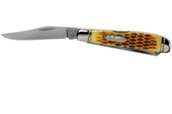 Rough Ryder Mini Trapper Amber Bone RR948 Slipjoint Pocket Knife -Knife Haven Sales RY948 03 rough ryder