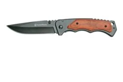 Smith & Wesson Wood Handle Folder 1147091 Pocket Knife