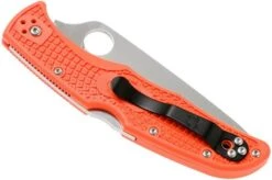 Spyderco Endura 4 Orange C10FPOR Pocket Knife -Knife Haven Sales SPC10FPOR 04 spyderco