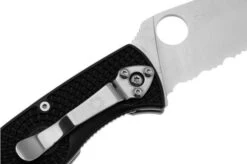 Spyderco Tenacious Light-weight C122PSBK FRN Partly Serrated Pocket Knife 14 Spyderco Tenacious Light-weight C122PSBK FRN Partly Serrated Pocket Knife -Knife Haven Sales SPC122PSBK 05 spyderco