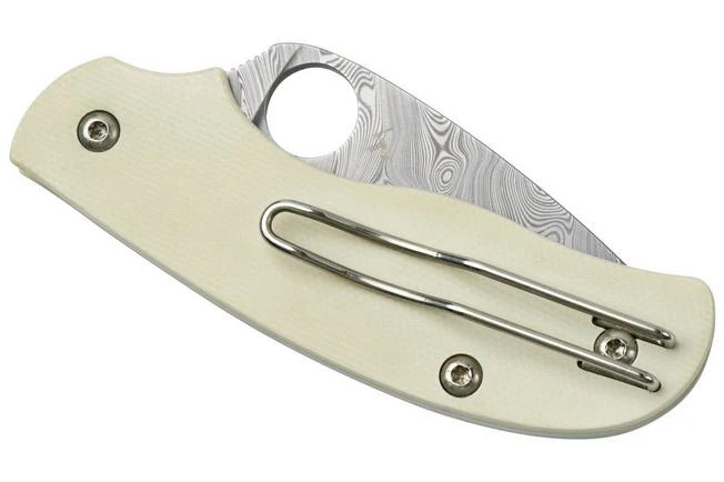 Spyderco Urban Slipit Damast C127GPIVD Sprint Run 2022 Pocket Knife 6 Spyderco Urban Slipit Damast C127GPIVD Sprint Run 2022 Pocket Knife - Image 4