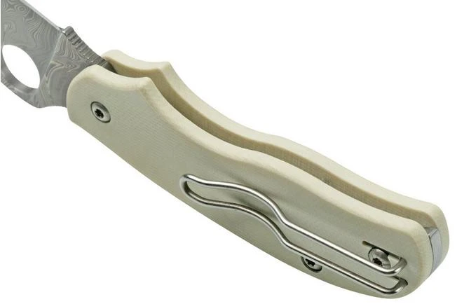 Spyderco Urban Slipit Damast C127GPIVD Sprint Run 2022 Pocket Knife 7 Spyderco Urban Slipit Damast C127GPIVD Sprint Run 2022 Pocket Knife - Image 5