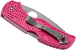 Spyderco Native 5 C41PPN5 Pink Heals Pocket Knife -Knife Haven Sales SPC41PPN5 04 spyderco