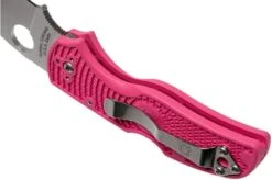 Spyderco Native 5 C41PPN5 Pink Heals Pocket Knife -Knife Haven Sales SPC41PPN5 05 spyderco