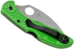 Spyderco Salt 2 Green Wharncliffe LC200N C88FPWCGR2 Pocket Knife -Knife Haven Sales SPC88FPWCGR2 04 spyderco