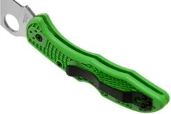 Spyderco Salt 2 Green Wharncliffe LC200N C88FPWCGR2 Pocket Knife -Knife Haven Sales SPC88FPWCGR2 05 spyderco
