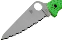 Spyderco Pacific Salt 2 Green LC200N C91FSGR2 Serrated Pocket Knife 11 Spyderco Pacific Salt 2 Green LC200N C91FSGR2 Serrated Pocket Knife -Knife Haven Sales SPC91FSGR2 03 spyderco