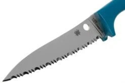 Spyderco Counter Puppy Serrated Tomato Knife Blue, K20SBL -Knife Haven Sales SPK20SBL 03 spyderco