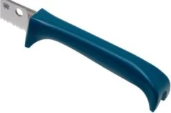 Spyderco Counter Puppy Serrated Tomato Knife Blue, K20SBL -Knife Haven Sales SPK20SBL 05 spyderco
