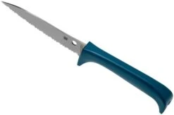 Spyderco Counter Puppy Serrated Tomato Knife Blue, K20SBL -Knife Haven Sales SPK20SBL 06 spyderco