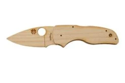 Spyderco Wooden Knife Kit C230 Lil Native WDKIT2, Wooden Pocket Knife -Knife Haven Sales SPWDKIT2 02 spyderco