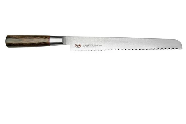 Suncraft Senzo Classic ID-14 Bread Knife 22cm 4 Suncraft Senzo Classic ID-14 Bread Knife 22cm - Image 2
