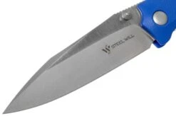 Steel Will Gienah F53-13 Blue, Satin Pocket Knife -Knife Haven Sales SWK F53 13 03 steel will knives