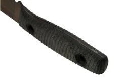 TRC Knives Classic Freedom M390 Apo Finish Black Canvas Micarta, Bushcraft Knife -Knife Haven Sales TI CF BM 34APO 04 trc