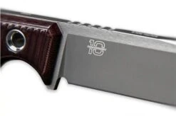 TRC Knives South Pole 10th Anniversary Special Edition, M390, Maroon Micarta, Survival Knife -Knife Haven Sales TI SP M390 10TH 03 tcr