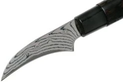 Tojiro Shippu Black Damascus Turning Knife 7 Cm, FD-1590 -Knife Haven Sales TJFD 1590 03 tojiro sippu black