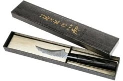 Tojiro Shippu Black Damascus Turning Knife 7 Cm, FD-1590 -Knife Haven Sales TJFD 1590 08 tojiro sippu black