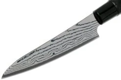 Tojiro Shippu Black Damascus Utility Knife 13 Cm, FD-1592 -Knife Haven Sales TJFD 1592 03 tojiro sippu black