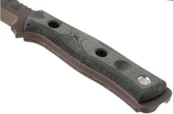 TOPS Knives B.O.B. Fieldcraft 154CM Grey/Black Micarta BROS-154-BLM -Knife Haven Sales TK BROS 154 BLM 04 tops knives tk bros 154 blm 04