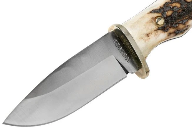 Uncle Henry Stag Horn Fixed Blade 2202UH Hunting Knife 1085923 5 Uncle Henry Stag Horn Fixed Blade 2202UH Hunting Knife 1085923 - Image 3
