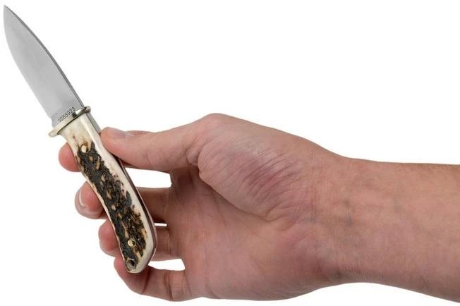 Uncle Henry Stag Horn Fixed Blade 2202UH Hunting Knife 1085923 8 Uncle Henry Stag Horn Fixed Blade 2202UH Hunting Knife 1085923 - Image 6