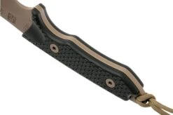 Spartan Blades Ronin Shinto, FDE Blade, Black Handle, Outdoor Knife -Knife Haven Sales USSB47DEBKNLTN 04 spartan blades