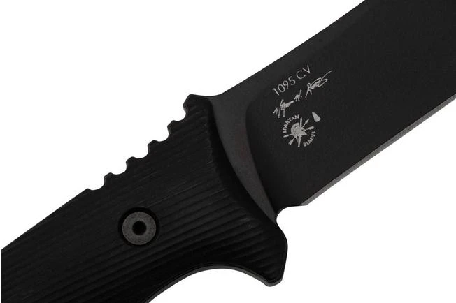Spartan Blades Harsey Nessmuk Black SBSL005 Outdoor Knife, Bill Harsey Design 7 Spartan Blades Harsey Nessmuk Black SBSL005 Outdoor Knife, Bill Harsey Design - Image 5