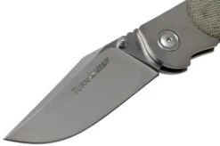 Viper Turn V5986CG Green Canvas Micarta Pocket Knife, Fabrizio Silvestrelli Design -Knife Haven Sales VPV5986CG 03 viper