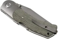 Viper Turn V5986CG Green Canvas Micarta Pocket Knife, Fabrizio Silvestrelli Design -Knife Haven Sales VPV5986CG 04 viper