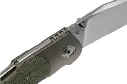 Viper Turn V5986CG Green Canvas Micarta Pocket Knife, Fabrizio Silvestrelli Design -Knife Haven Sales VPV5986CG 06 viper