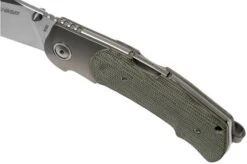 Viper Turn V5986CG Green Canvas Micarta Pocket Knife, Fabrizio Silvestrelli Design -Knife Haven Sales VPV5986CG 07 viper