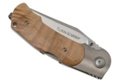 Viper Turn V5986PI Poplar Burl Pocket Knife, Fabrizio Silvestrelli Design -Knife Haven Sales VPV5986PI 06 viper