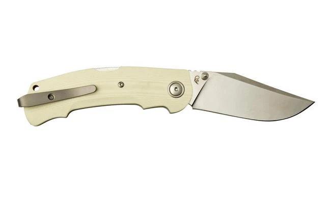 Viper Turn V5988GI Ivory G10 Pocket Knife, Fabrizio Silvestrelli Design 4 Viper Turn V5988GI Ivory G10 Pocket Knife, Fabrizio Silvestrelli Design - Image 2