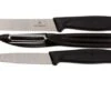 Victorinox SwissClassic Vegetable Knives In Black, Set Of 3, 6.7116.31G