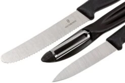 Victorinox SwissClassic Vegetable Knives In Black, Set Of 3, 6.7116.31G -Knife Haven Sales VT6 7113 31 03 victorinox vt6 7113 31 03