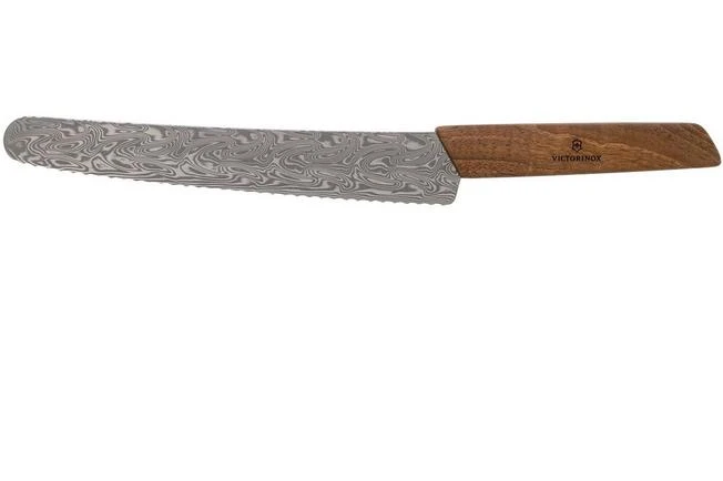 Victorinox Swiss Modern 6.9070.22WJ21 Bread Knife 22cm, Damast Limited Edition 2021 3 Victorinox Swiss Modern 6.9070.22WJ21 Bread Knife 22cm, Damast Limited Edition 2021