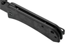 WE Knife Banter 2004H Marble Carbon Fibre Pocket Knife, Ben Petersen Design -Knife Haven Sales WK2004H 07 we