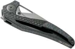 WE Knife 918B ÆternA Marble Blue Pocket Knife, Elijah Isham Design -Knife Haven Sales WK918B 04 we knife