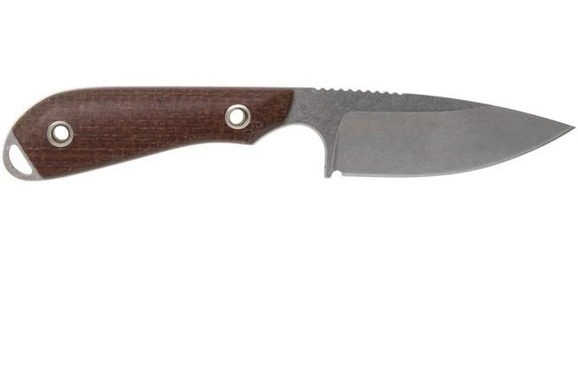 White River Knives M1 Natural Burlap Micarta Fixed Knife, Kydex Sheath 4 White River Knives M1 Natural Burlap Micarta Fixed Knife, Kydex Sheath - Image 2