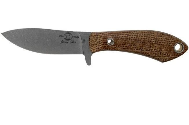 White River Knives Sendero Bush Hunting Knife Natural Burlap Micarta, Jerry Fisk Design 3 White River Knives Sendero Bush Hunting Knife Natural Burlap Micarta, Jerry Fisk Design