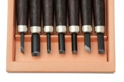 Yoshiharu H-7 Japanese Wood Carving Knives, Set Of 7 8 Yoshiharu H-7 Japanese Wood Carving Knives, Set Of 7 -Knife Haven Sales YSH 018 03 yoshiharu